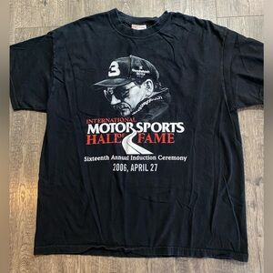 Vintage NASCAR Dale Earnhardt Sr International Motorsports Hall of Fame Tee